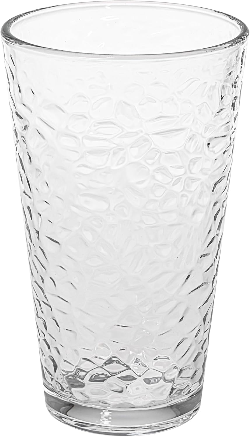 Elegant Hammered Glass Set