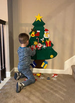 Interactive Felt Kids Christmas Tree