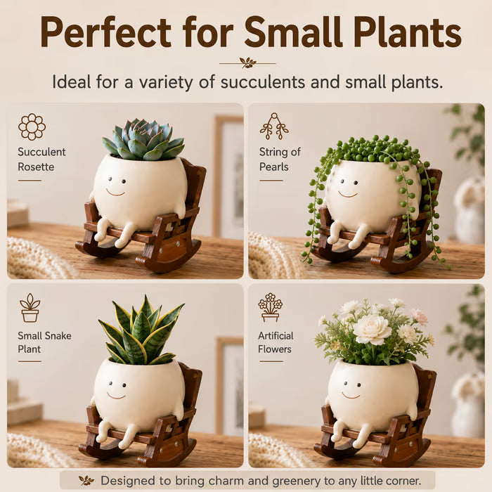 Pebblie Rocking Plant Pot