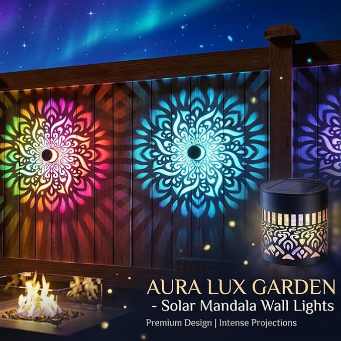 Solar Mandala Wall Light