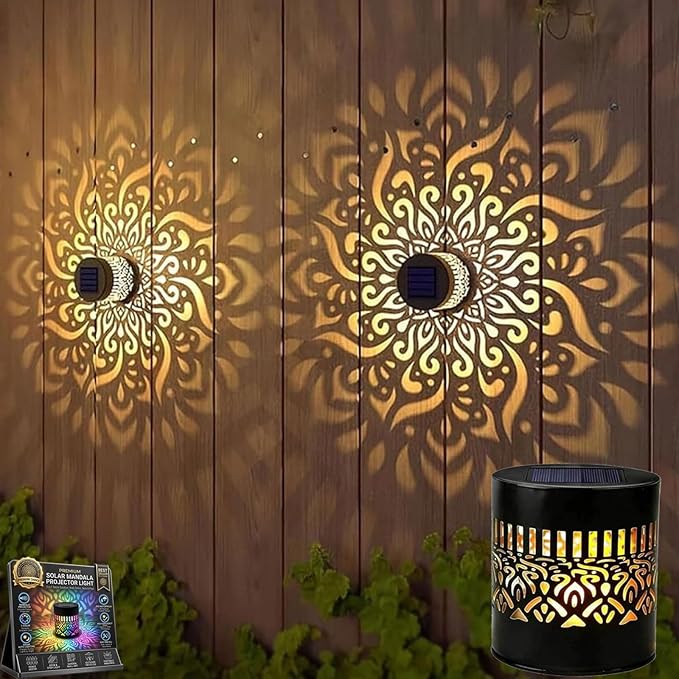 Solar Mandala Wall Light