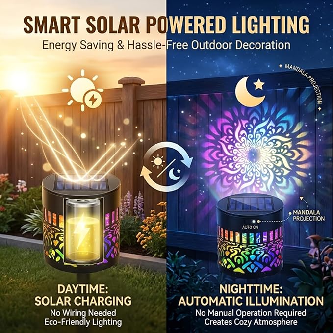 Solar Mandala Wall Light