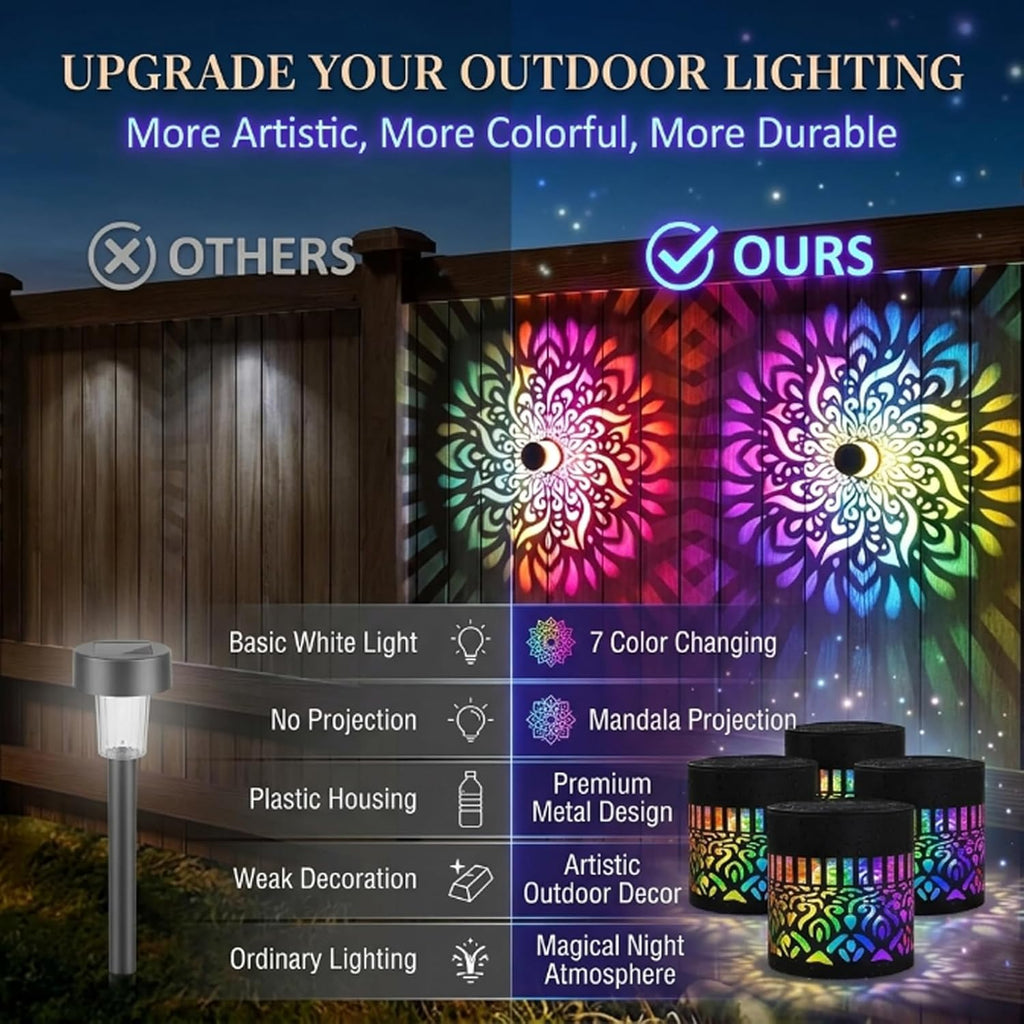Solar Mandala Wall Light