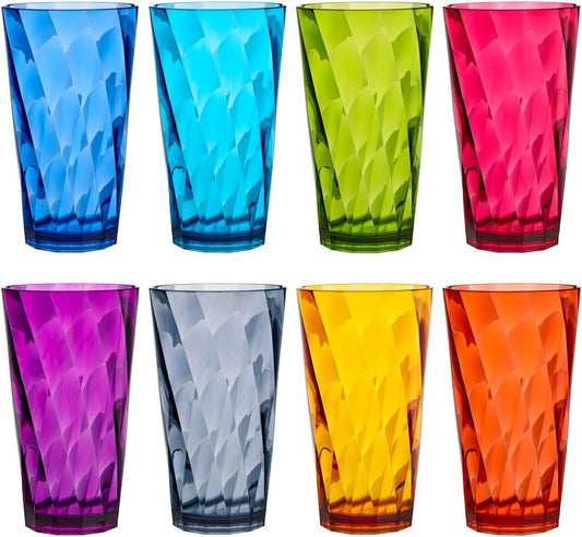 Colorful Reusable Water Glasses