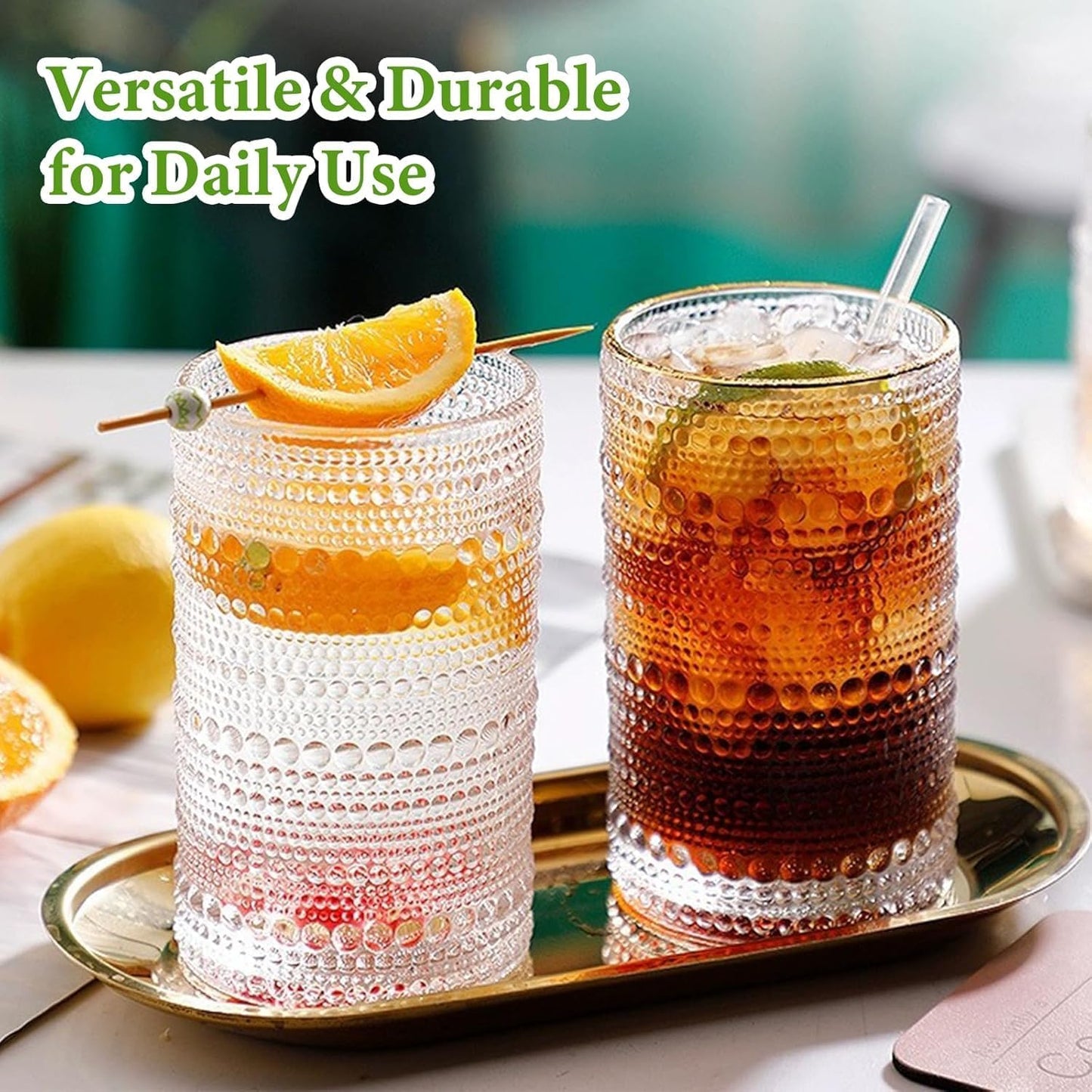 Chic Vintage Glassware Set
