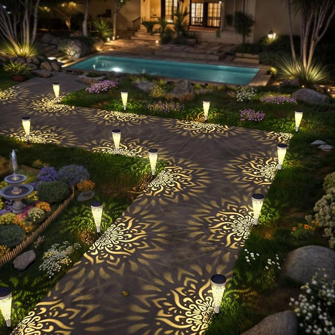 Solar Powered Walk-way Mandela light.