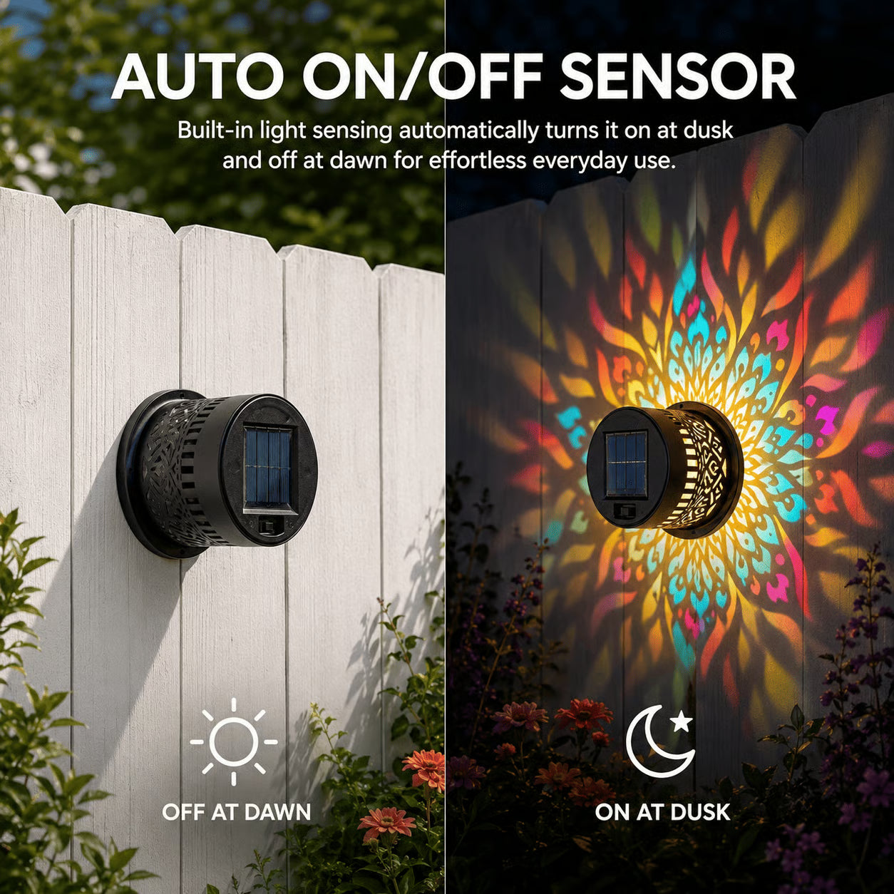 Solar Mandala Wall Light