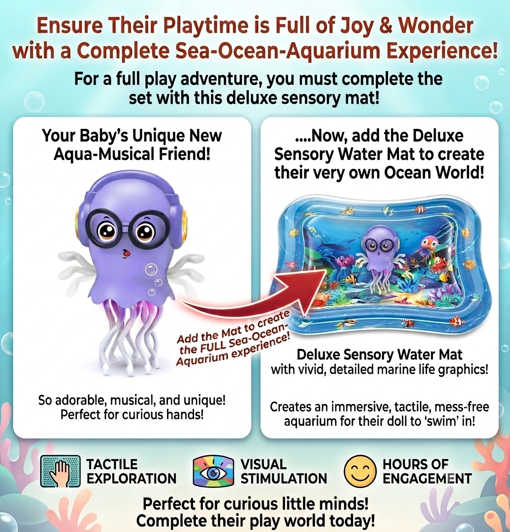 Inflatable play-mat for Dancing Jelly fish.