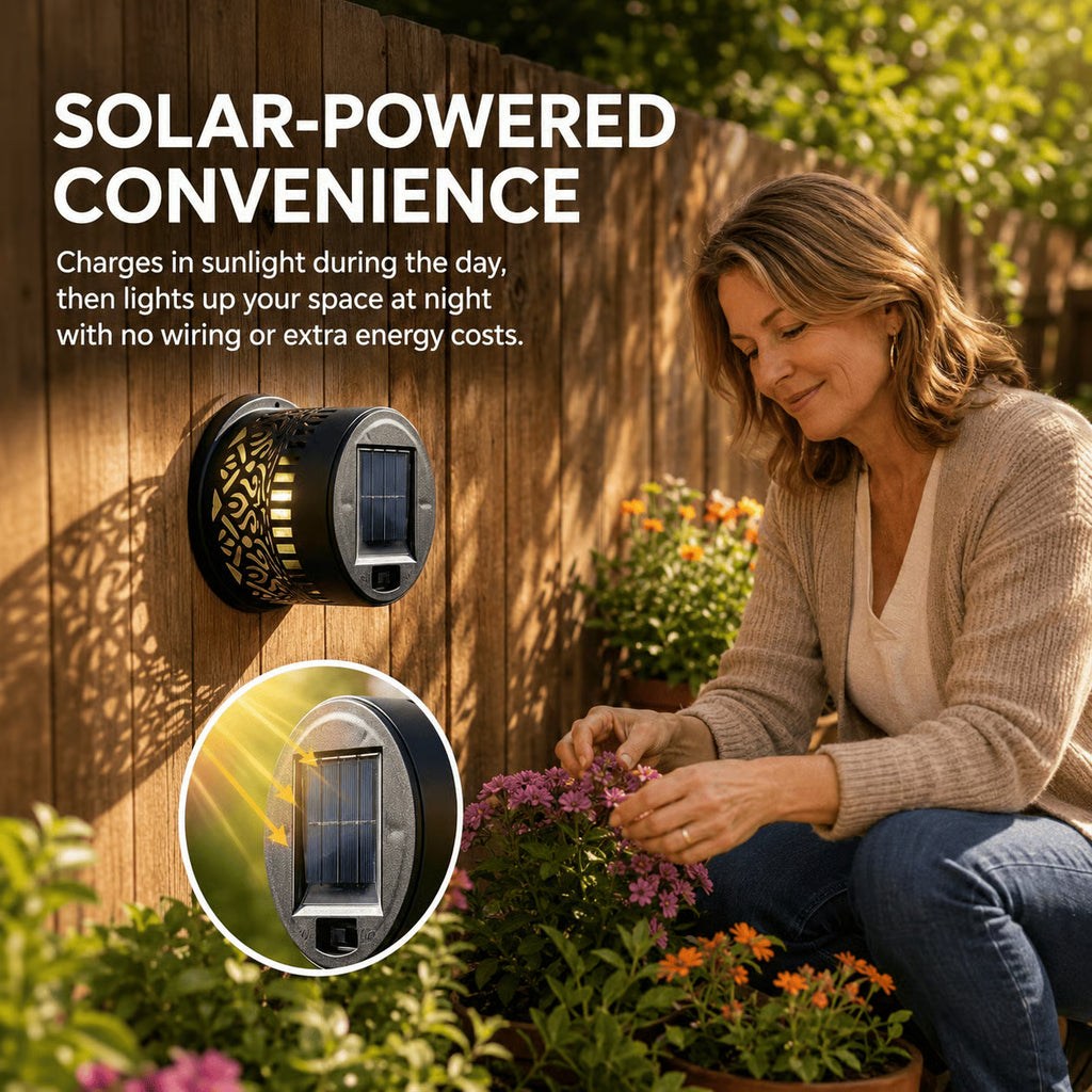 Solar Mandala Wall Light
